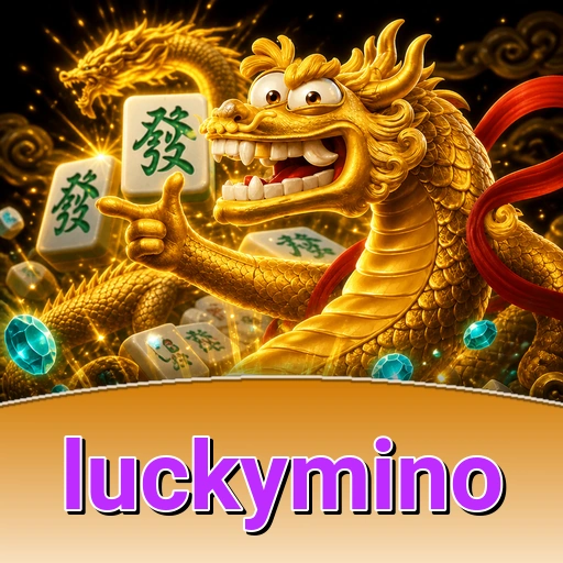 Layar fitur luckymino